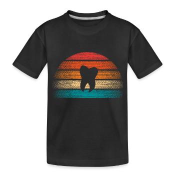 Vintage dentiste hygiéniste dentaire dentiste dentiste - T-shirt bio Premium Enfant - noir - Devant