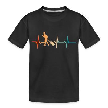 Heartbeat-Reisen - Kinder Premium Bio T-Shirt - Schwarz - Vorne