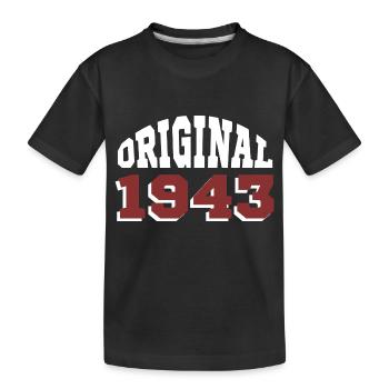 Original 1943 - T-shirt bio Premium Enfant - noir - Devant
