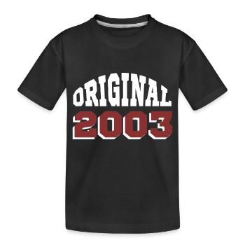 Original 2003 - T-shirt bio Premium Enfant - noir - Devant