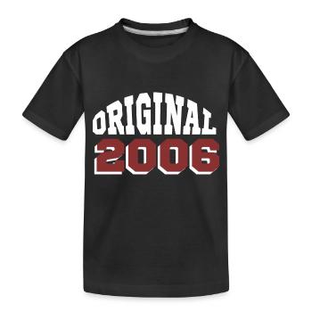 Ursprünglich: 2006 - Kinder Premium Bio T-Shirt - Schwarz - Vorne