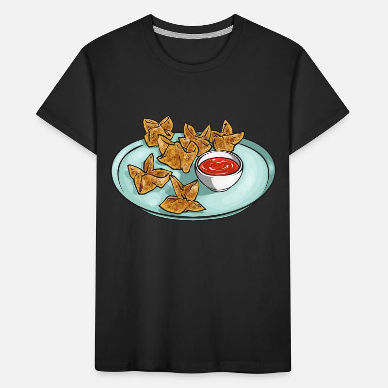 Krabben Rangoon Crab Rangoon Kinder Premium Bio T-Shirt