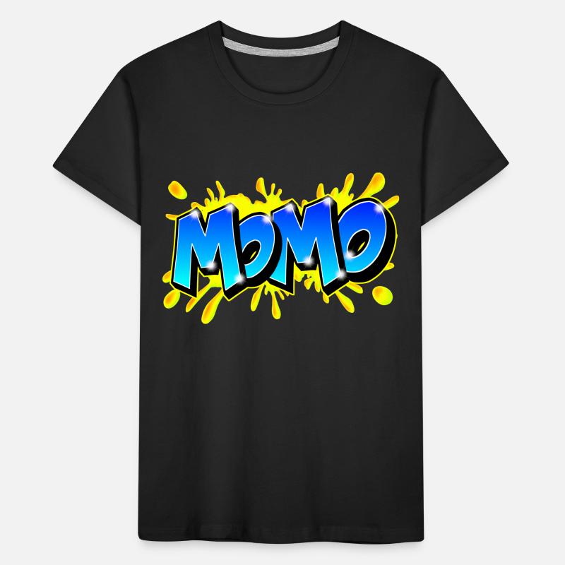 Graffiti Name MOMO printable on evrything Kids' Premium Organic T-Shirt