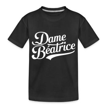 Dame Béatrice - T-shirt bio Premium Enfant - noir - Devant