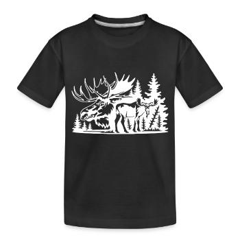 Suède Suède Viking Nordique Scandinavie Solstice d’été - T-shirt bio Premium Enfant - noir - Devant