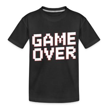 FIN DU JEU - T-shirt bio Premium Enfant - noir - Devant