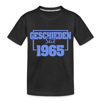 Divorced 1965 - Kids' Premium Organic T-Shirt - black - Front