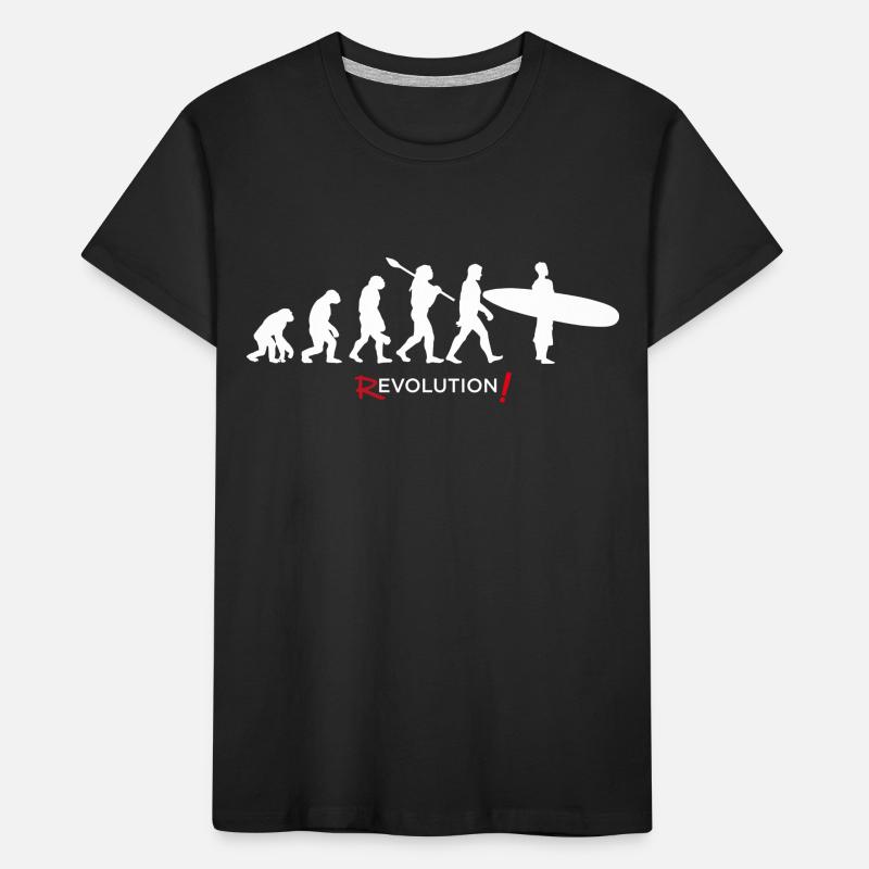 Revolution - Evolution Man Fun Twist07 Kinder Premium Bio T-Shirt