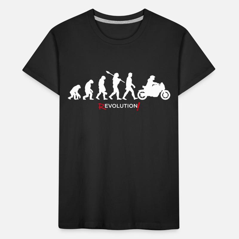 Revolution - Evolution Man Fun Twist 25 Kinder Premium Bio T-Shirt