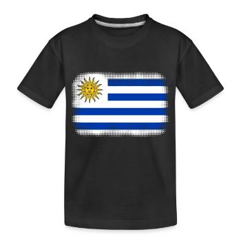 Gift for Uruguay - Kids' Premium Organic T-Shirt - black - Front