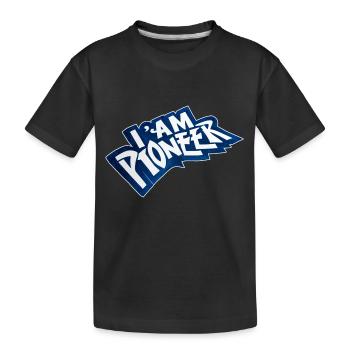 Ich bin ein Pionier - Kinder Premium Bio T-Shirt - Schwarz - Vorne