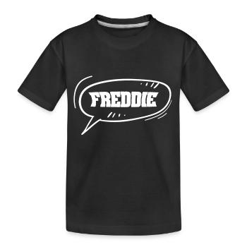 Gift for Freddie - Kids' Premium Organic T-Shirt - black - Front