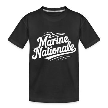 Marine Nationale - T-shirt bio Premium Enfant - noir - Devant