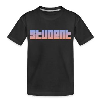 Logo d’été époustouflant - T-shirt bio Premium Enfant - noir - Devant
