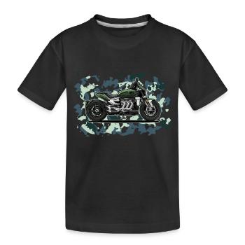 Cruiser // Personnalisé // Moto - T-shirt bio Premium Enfant - noir - Devant