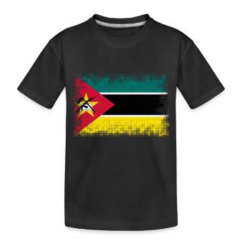 Mosambik Mosambik - Kinder Premium Bio T-Shirt - Schwarz - Vorne