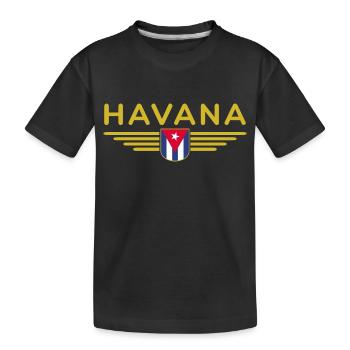 Havanna Style – Perfekt für Fans - Kinder Premium Bio T-Shirt - Schwarz - Vorne