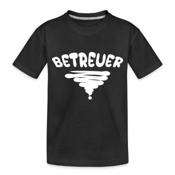 Betreuer als Beruf - Kinder Premium Bio T-Shirt - Schwarz - Vorne