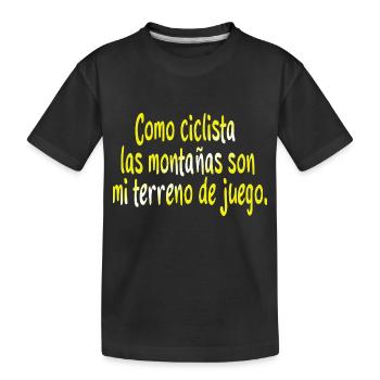 Fahrrad Fahrrad Fahrrad Fahrrad Biker MTB 10 - Kinder Premium Bio T-Shirt - Schwarz - Vorne