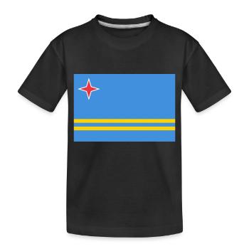 Aruba - Kinder Premium Bio T-Shirt - Schwarz - Vorne