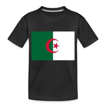 Algerien - Kinder Premium Bio T-Shirt - Schwarz - Vorne