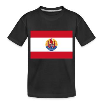 Polynésie française - T-shirt bio Premium Enfant - noir - Devant