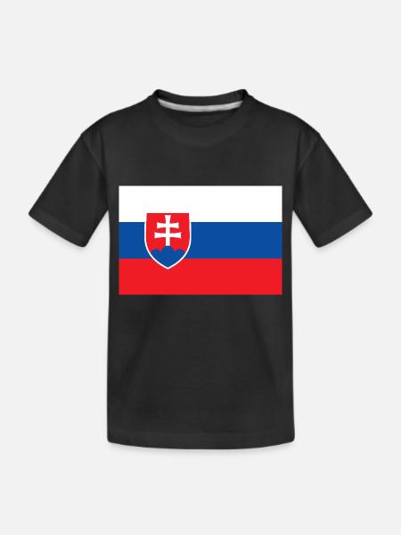 Slowakei - Kinder Premium Bio T-Shirt - Schwarz