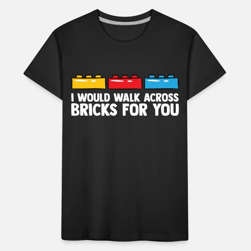 Brick Builder Brick Building Master Builder Kids' Premium Organic T-Shirt