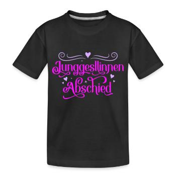 Enterrement de vie de jeune fille - T-shirt bio Premium Enfant - noir - Devant