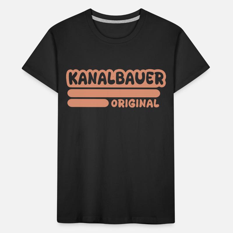 Sewer builder as a profession Kids' Premium Organic T-Shirt