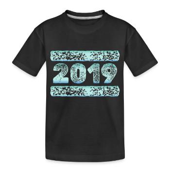2019 - Kids' Premium Organic T-Shirt - black - Front