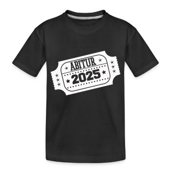 Timbre Abitur 2025 - T-shirt bio Premium Enfant - noir - Devant