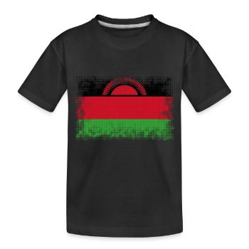 Malawi as Malawi - Kids' Premium Organic T-Shirt - black - Front