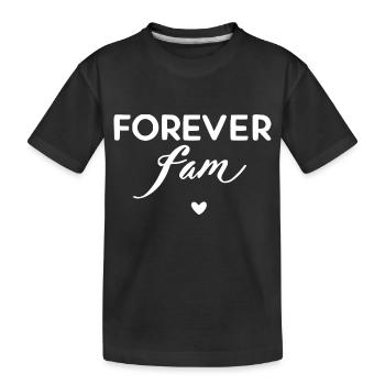 Famille pour toujours - T-shirt bio Premium Enfant - noir - Devant
