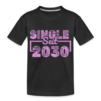since 2030 - Kids' Premium Organic T-Shirt - black - Front