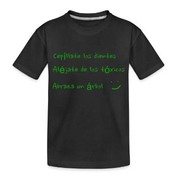 Zitate für Naturliebhaber und Humor. - Kinder Premium Bio T-Shirt - Schwarz - Vorne