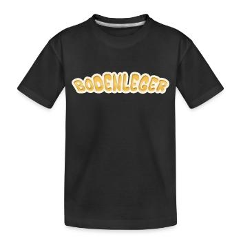 Poseurs de revêtements de sol - T-shirt bio Premium Enfant - noir - Devant