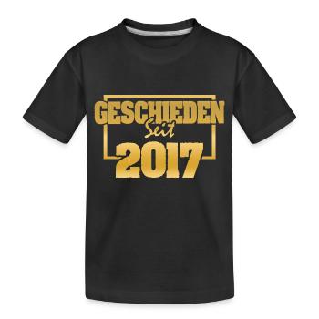 Mariage 2017 - T-shirt bio Premium Enfant - noir - Devant