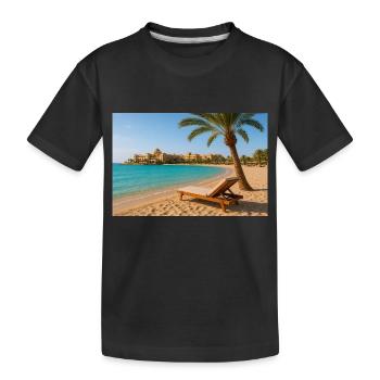 Baie de Soma - T-shirt bio Premium Enfant - noir - Devant