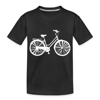 bicyclette - T-shirt bio Premium Enfant - noir - Devant