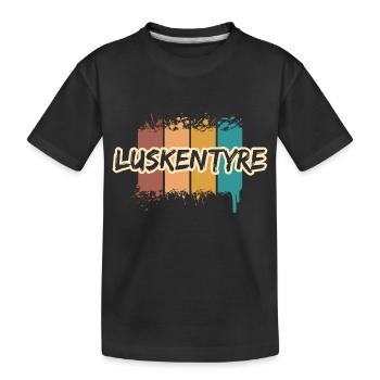 Gift for Luskentyre - Kids' Premium Organic T-Shirt - black - Front