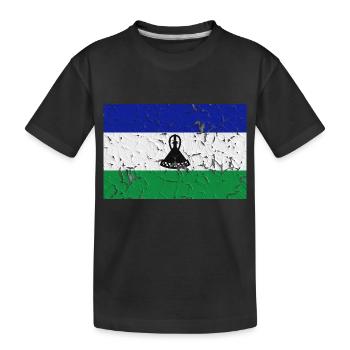 Lesotho Lesotho - Kids' Premium Organic T-Shirt - black - Front