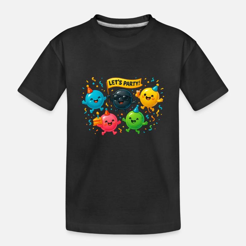 Escouade de ballons - T-shirt bio Premium Enfant - noir