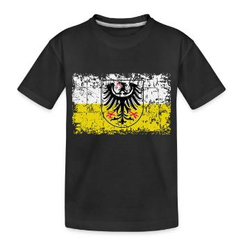 Schlesien - Kinder Premium Bio T-Shirt - Schwarz - Vorne