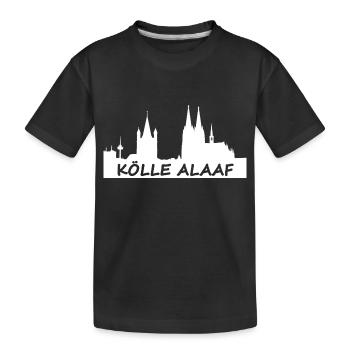 Kölle Alaaf - Karneval Fasching - Kinder Premium Bio T-Shirt - Schwarz - Vorne