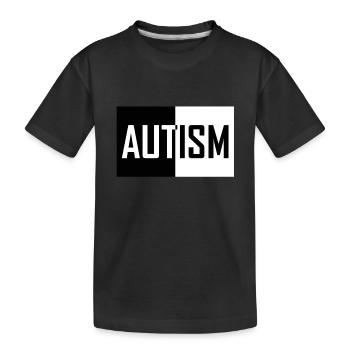 autisme - T-shirt bio Premium Enfant - noir - Devant