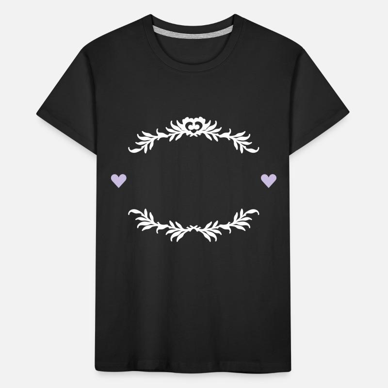 cadre de thym avec des coeurs / cadre de thym T-shirt bio Premium Enfant