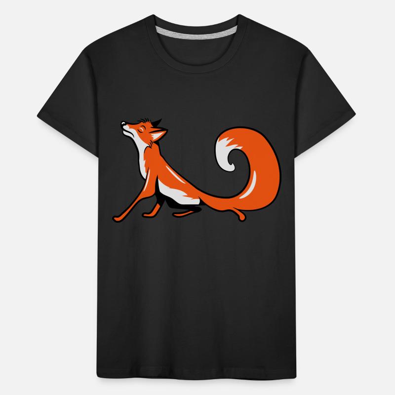 Fuchs witzig eitel Kinder Premium Bio T-Shirt