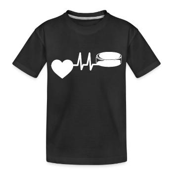 Sports d’hiver Équipe de hockey sur glace hockey - T-shirt bio Premium Enfant - noir - Devant