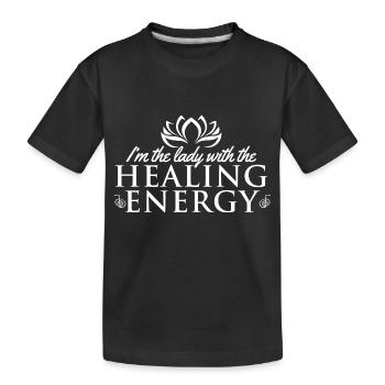 Reiki Gift Idea | Reiki Master Reiki Therapist - Kids' Premium Organic T-Shirt - black - Front